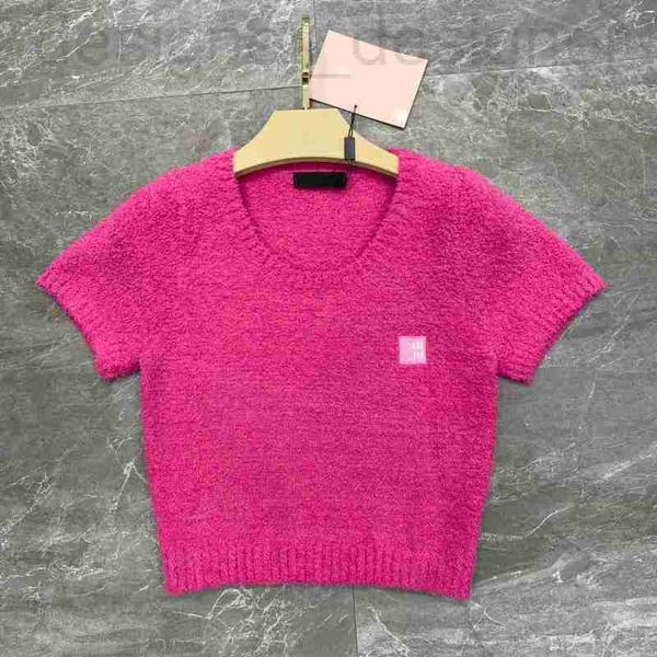 women's t-shirt designer women t shirt knits tee sweaters with embroidery letter milan runway dress short sleeve crop elasticity stret, White
women's t-shirt designer women t shirt knits tee sweaters with embroidery letter milan runway dress short sleeve crop elasticity stret, White