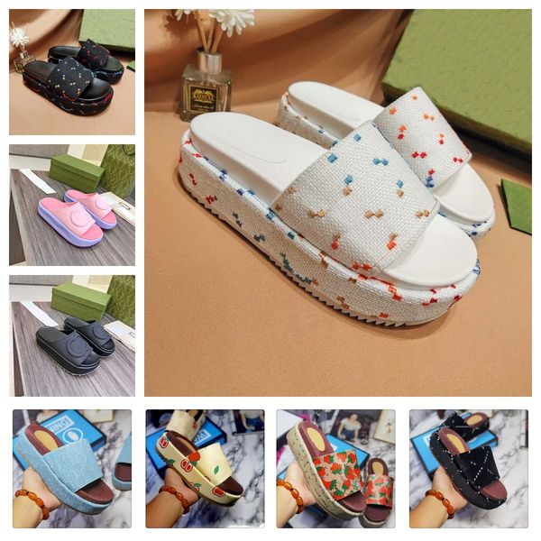 women's platform slippers angelina sandals jacquard denim embroidery designer fashion slippers height-raising slippers 2023 new, Black
women's platform slippers angelina sandals jacquard denim embroidery designer fashion slippers height-raising slippers 2023 new, Black