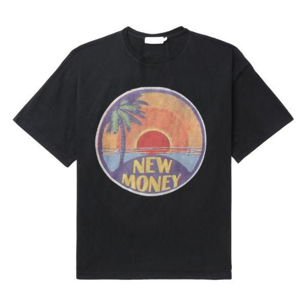 23ss new woman men's t-shirts classic new money tee vintage sunny palm tree beach printed short sleeve casual summer fashion breathable, White;black
23ss new woman men's t-shirts classic new money tee vintage sunny palm tree beach printed short sleeve casual summer fashion breathable, White;black
