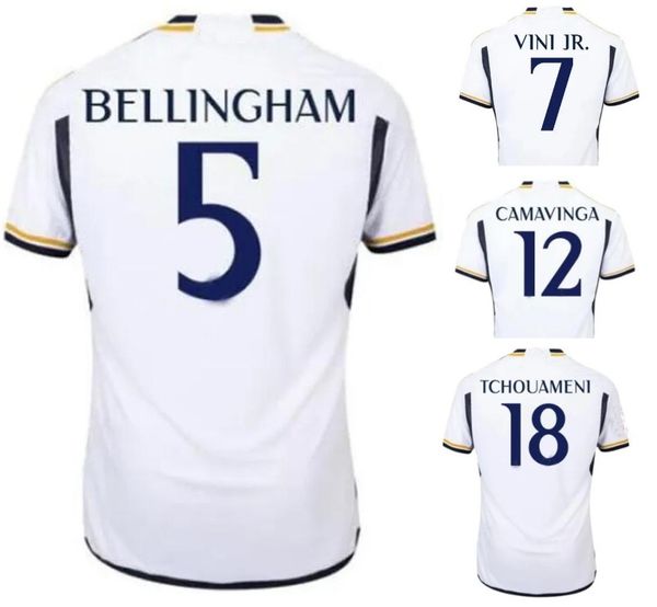 23-24 home soccer jerseys 5 bellingham 21 brahim 7 vini jr. courtois alaba tchouameni kroos camavinga customized football thai quality yaku, Black;yellow
23-24 home soccer jerseys 5 bellingham 21 brahim 7 vini jr. courtois alaba tchouameni kroos camavinga customized football thai quality yaku, Black;yellow