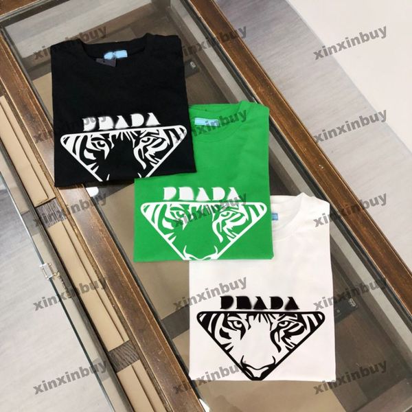 xinxinbuy men designer tee t shirt 23ss tiger triangle label milano letter print short sleeve cotton women black white red green m-3xl, Black;brown
xinxinbuy men designer tee t shirt 23ss tiger triangle label milano letter print short sleeve cotton women black white red green m-3xl, Black;brown