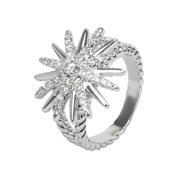 classic sunflower full diamond ring star minimalist design ring love accessories, Silver
classic sunflower full diamond ring star minimalist design ring love accessories, Silver