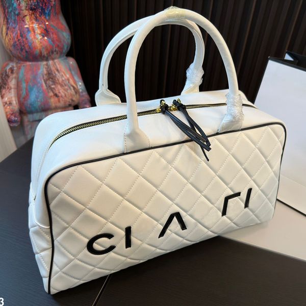 47cm maxi vintage bowling bag women designer quilted tote two-tone embroidery letter lambskin leather large capacity handheld zipper handbag
47cm maxi vintage bowling bag women designer quilted tote two-tone embroidery letter lambskin leather large capacity handheld zipper handbag