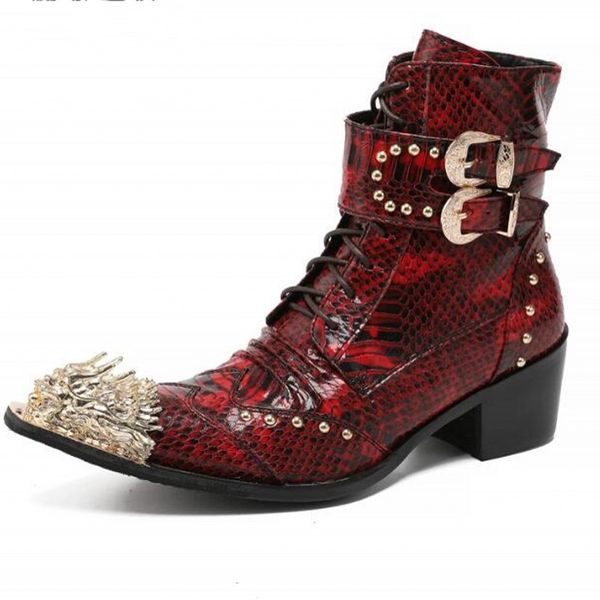 gold toe mens motorcycle boots high pleated punk style gentlemen western boots shoes big size 38-46, Black
gold toe mens motorcycle boots high pleated punk style gentlemen western boots shoes big size 38-46, Black