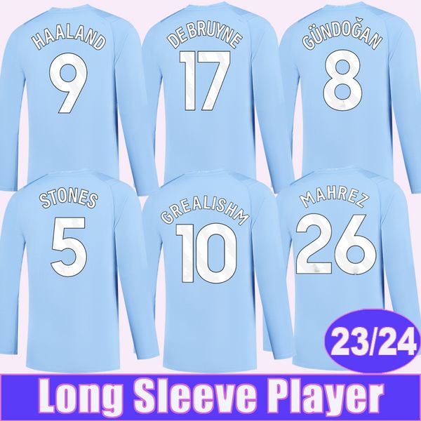 23 24 de bruyne haaland long sleeve player version mens soccer jerseys sterling rodrigo bernardo fernandinho mendy foden home football shirt, Black;yellow
23 24 de bruyne haaland long sleeve player version mens soccer jerseys sterling rodrigo bernardo fernandinho mendy foden home football shirt, Black;yellow