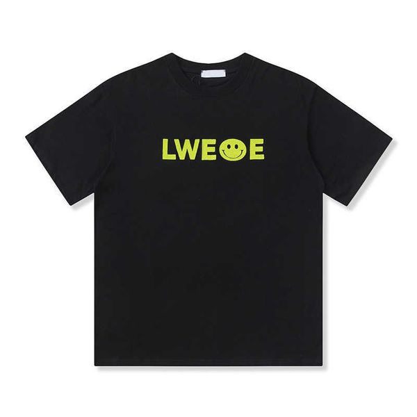 high version new luojia heavy industry embroidery short sleeved pure cotton flat replacement trendy couple t-shirt, White
high version new luojia heavy industry embroidery short sleeved pure cotton flat replacement trendy couple t-shirt, White