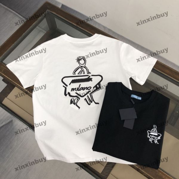 xinxinbuy men designer tee t shirt 23ss bag triangle label short sleeve cotton women black apricot m-3xl, Black;brown
xinxinbuy men designer tee t shirt 23ss bag triangle label short sleeve cotton women black apricot m-3xl, Black;brown