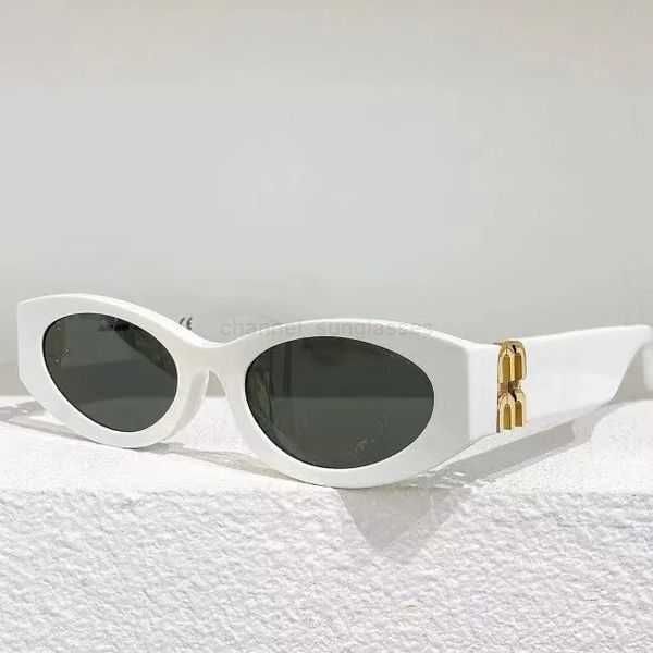 

sunglasses oval frame miu 054 designer sunglasses eyeglass anti radiation personalized vintage glasses panel advanced high beauty 3pn1j, White;black