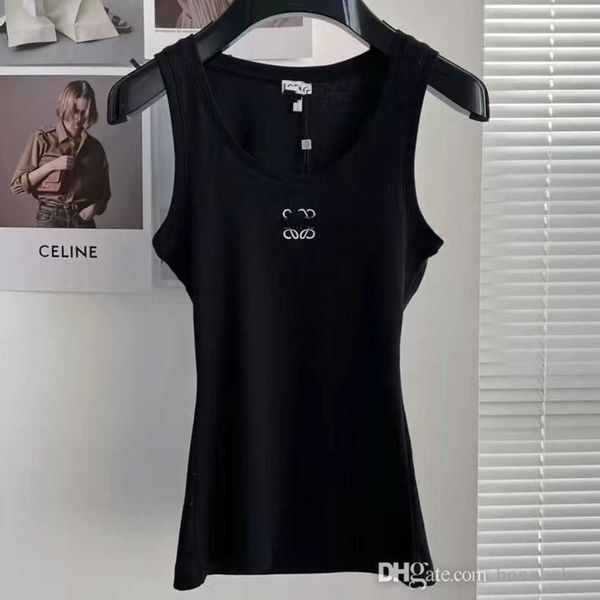 women vest knits tee designer letter embroidery knitted tank sleeveless breathable pullover lady sport, White
women vest knits tee designer letter embroidery knitted tank sleeveless breathable pullover lady sport, White