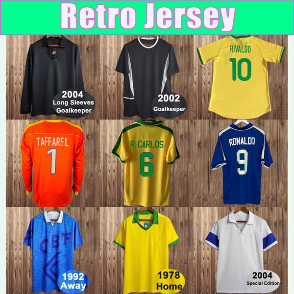 1998 dunga retro mens soccer jerseys r.carlos kaka 1994 romario pele 2000 national team ronaldinho rivaldo home away goalkeeper football shi, Black;yellow
1998 dunga retro mens soccer jerseys r.carlos kaka 1994 romario pele 2000 national team ronaldinho rivaldo home away goalkeeper football shi, Black;yellow