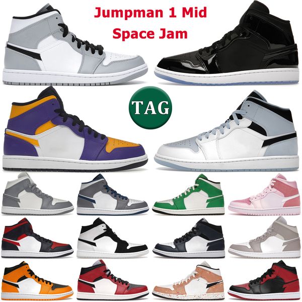 jumpman 1 mid basketball shoes men women 1s space jam light smoke grey digital pink true ice blue diamond shorts chicago toe mens trainers o, White;red
jumpman 1 mid basketball shoes men women 1s space jam light smoke grey digital pink true ice blue diamond shorts chicago toe mens trainers o, White;red