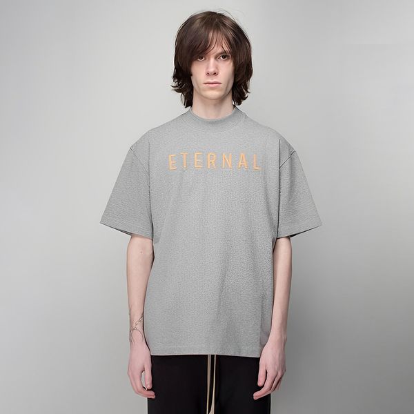 23ss new 7th limited woman men's t-shirts simple classic letter eternal flocking printed short sleeve casual summer fashion breathable, White;black
23ss new 7th limited woman men's t-shirts simple classic letter eternal flocking printed short sleeve casual summer fashion breathable, White;black