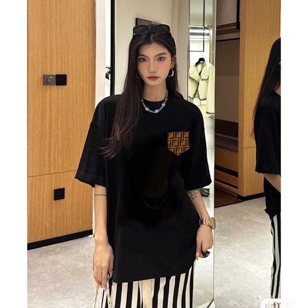 family 2023 spring/summer new product couple pocket letter round neck short sleeve t-shirt men's and women's top, White
family 2023 spring/summer new product couple pocket letter round neck short sleeve t-shirt men's and women's top, White