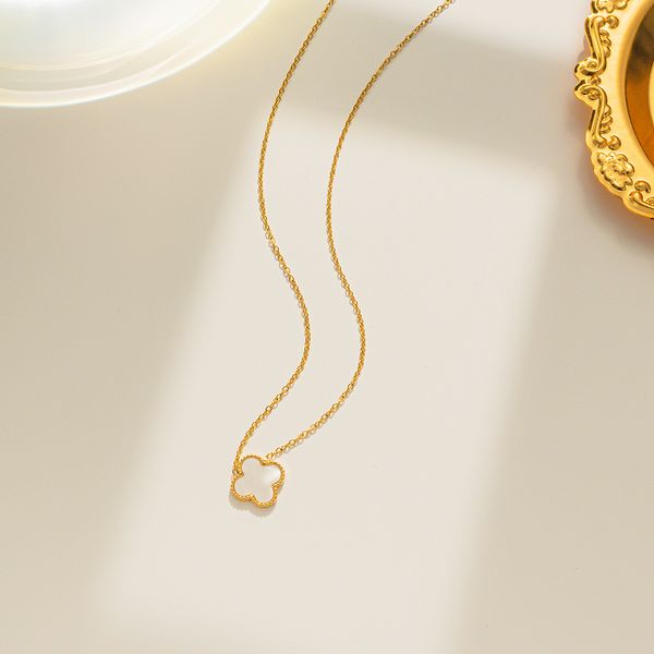 clover necklace 18k gold plated classic luxury designer necklace four leaf clover pendant designer jewelry for men women chain wedding party, Silver
clover necklace 18k gold plated classic luxury designer necklace four leaf clover pendant designer jewelry for men women chain wedding party, Silver