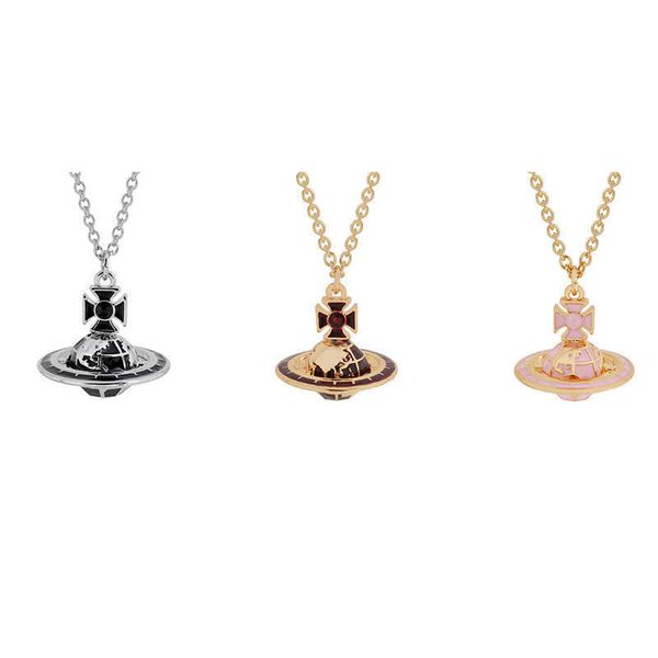 empress dowager vivienne advanced version of saturn three-dimensional necklace galileo globe pendant, Silver
empress dowager vivienne advanced version of saturn three-dimensional necklace galileo globe pendant, Silver