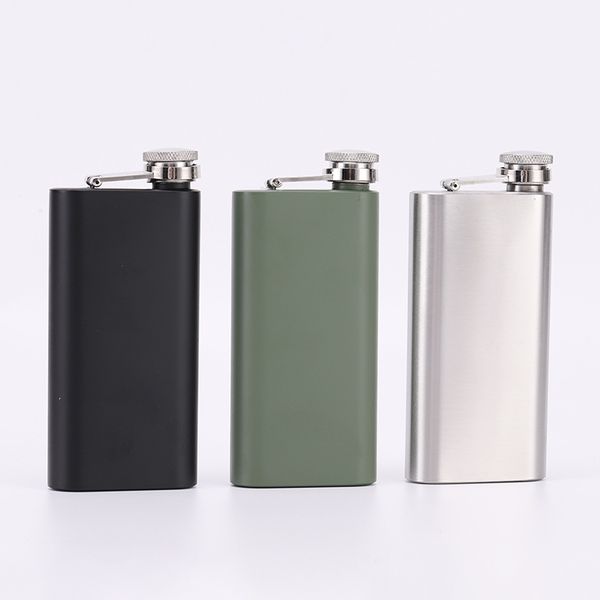 4oz Portable Pocket Stainless Steel Hip Flask Flagon Whiskey Wine Pot Liquor Drinker Alcohol Bottle Travel Tour Camping Drinkware Wedding Gift W0043