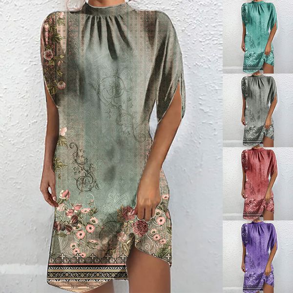 printing round neck short-sleeved bat shirt dress for women summer casual vintage ethnic bohemian sundress pullover beach, Black;gray
printing round neck short-sleeved bat shirt dress for women summer casual vintage ethnic bohemian sundress pullover beach, Black;gray