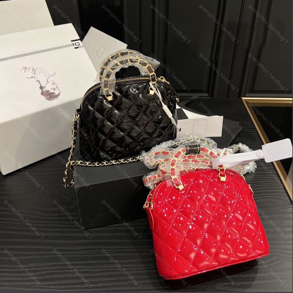 small shopping bag patent leather shell bag designer handbags women gold metal embellished bag crossbody wallet purse
small shopping bag patent leather shell bag designer handbags women gold metal embellished bag crossbody wallet purse