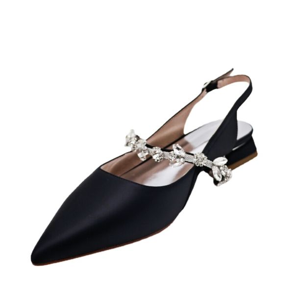 summer 2023 new european and american womens new pointed flat bottom rhinestone decorative sandals, Black
summer 2023 new european and american womens new pointed flat bottom rhinestone decorative sandals, Black