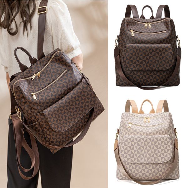 2023 new korean version large capacity anti theft backpack women's leisure travel bag fashion retro print backpack
2023 new korean version large capacity anti theft backpack women's leisure travel bag fashion retro print backpack