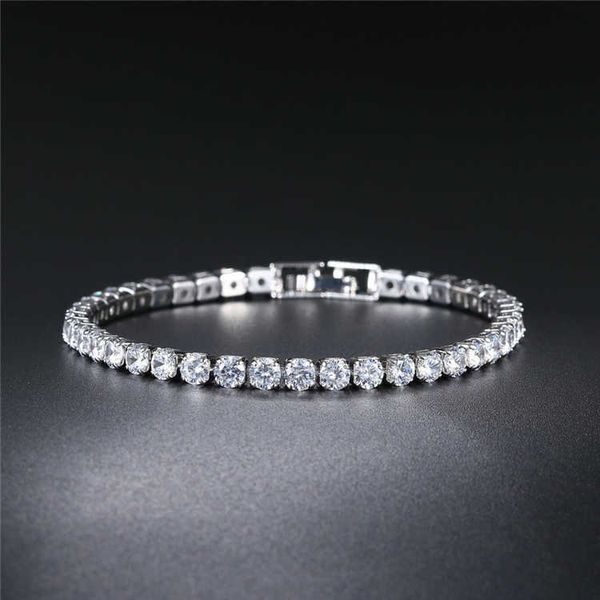 wholesale luxury gold plated 4mm cubic zirconia cz diamond men tennis bracelet for women, Silver
wholesale luxury gold plated 4mm cubic zirconia cz diamond men tennis bracelet for women, Silver
