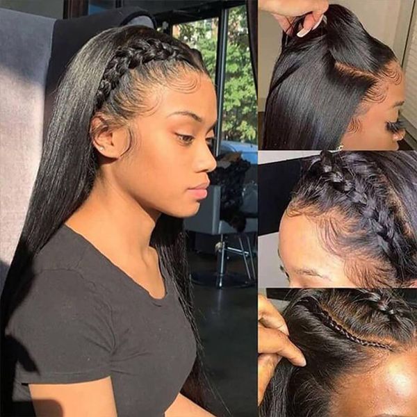 2023 new bone straight lace front wig hd wig transparent 13x4 lace frontal wig glueless lace front human hair wigs for women, Black;brown
2023 new bone straight lace front wig hd wig transparent 13x4 lace frontal wig glueless lace front human hair wigs for women, Black;brown