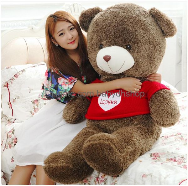 Plush Stuffed Animals Arriving Nt Righ Measurements 200Cm/78Inch Teddy Bear Huge Soft Toy Toys Valentines Day Gift 5 Color Drop De Dherj s, Natural
Plush Stuffed Animals Arriving Nt Righ Measurements 200Cm/78Inch Teddy Bear Huge Soft Toy Toys Valentines Day Gift 5 Color Drop De Dherj s, Natural