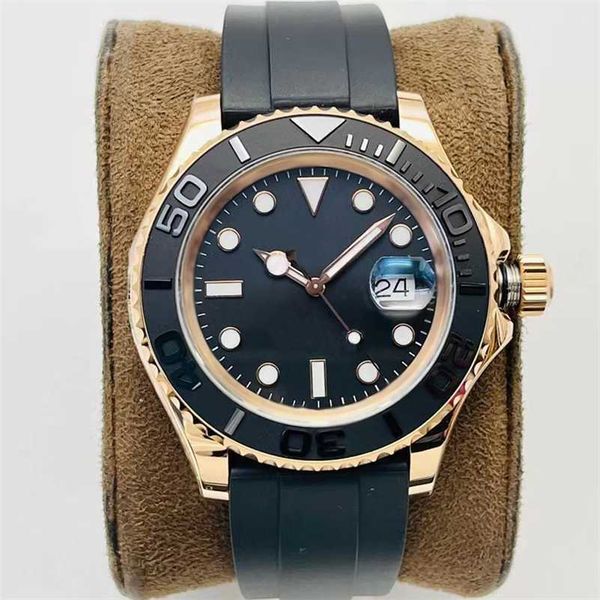 mens roles watches automatic watch for 42mm rose gold case rubber strap luminous wristwatches orologio di lusso 5atm waterproof 2813 movemen
mens roles watches automatic watch for 42mm rose gold case rubber strap luminous wristwatches orologio di lusso 5atm waterproof 2813 movemen