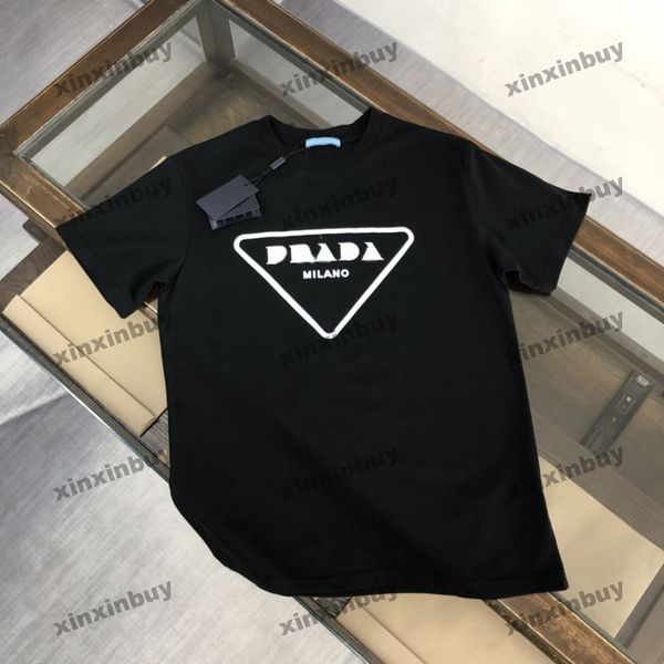 xinxinbuy men designer tee t shirt 23ss rope triangle label milano letter short sleeve cotton women black white red m-3xl, Black;brown
xinxinbuy men designer tee t shirt 23ss rope triangle label milano letter short sleeve cotton women black white red m-3xl, Black;brown