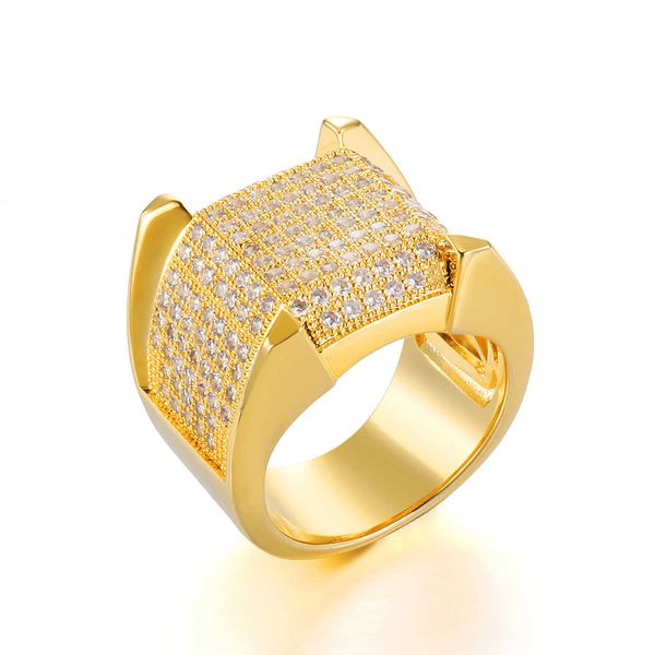 2023 micro paving cz stone men fashion ring iced out bling gold color brass anel masculino for men gift jewelry, Silver
2023 micro paving cz stone men fashion ring iced out bling gold color brass anel masculino for men gift jewelry, Silver