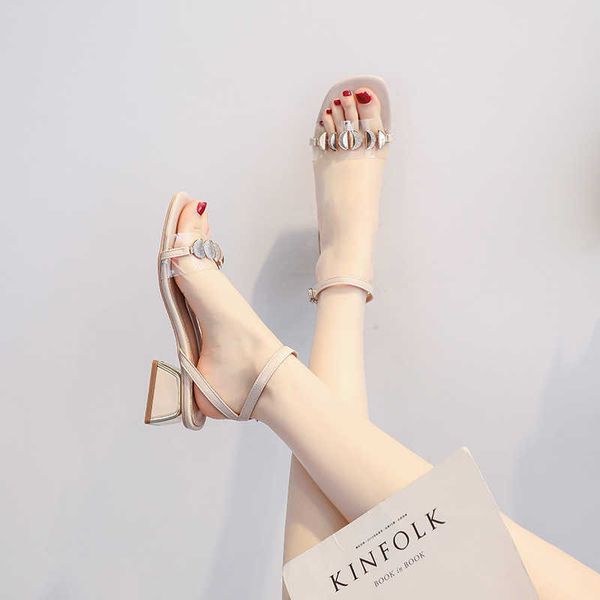 sandals korean version of one line buckle thick heeled sandals for women in the summer sandal new fashionable and versatile mid high heels f, Black
sandals korean version of one line buckle thick heeled sandals for women in the summer sandal new fashionable and versatile mid high heels f, Black