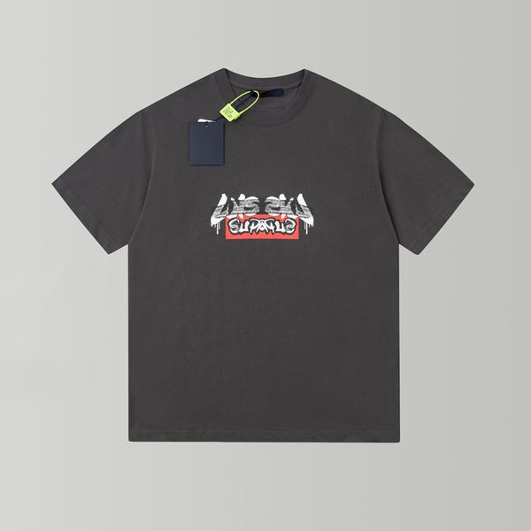 23ss made in italy new woman men's t-shirts jointly signed high end classic box letter printed short sleeve summer fashion breathable s, White;black
23ss made in italy new woman men's t-shirts jointly signed high end classic box letter printed short sleeve summer fashion breathable s, White;black