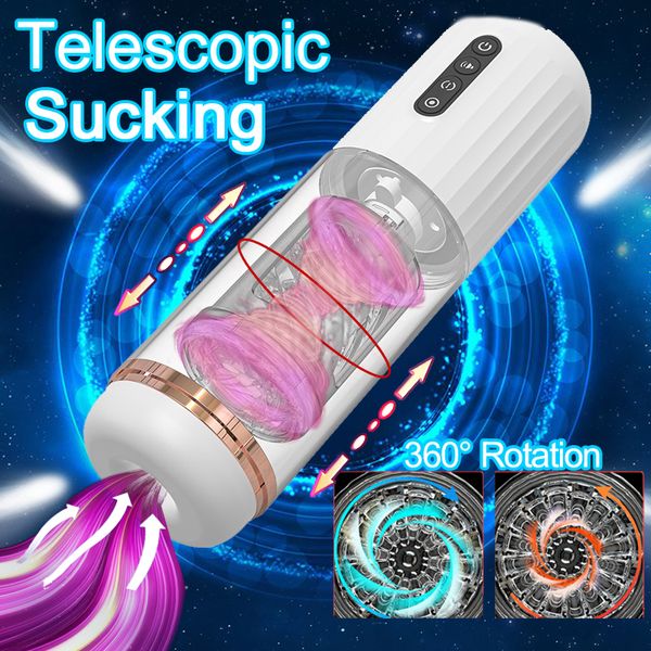 pyjamas fully automatic telescopic masturbator cup male 360 rotate sucking transparent intelligent voice for men vaginal, Black;white
pyjamas fully automatic telescopic masturbator cup male 360 rotate sucking transparent intelligent voice for men vaginal, Black;white