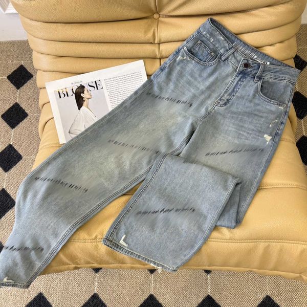23ss denim jeans designer women jeans womens pants heavy iron drill letter jeans womens clothing, Blue
23ss denim jeans designer women jeans womens pants heavy iron drill letter jeans womens clothing, Blue