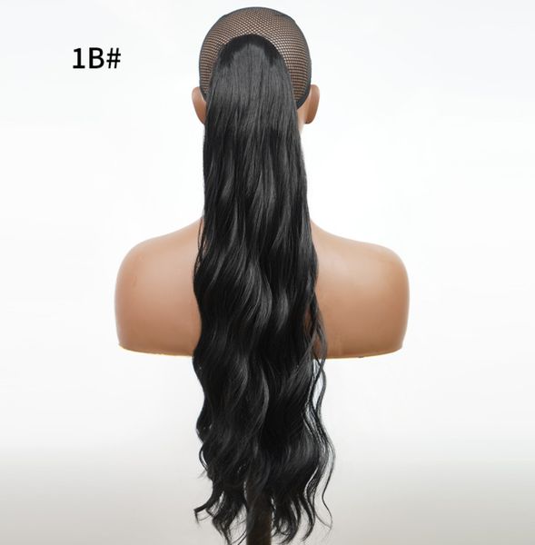 24 inch wavy high-temperature synthetic ponytail hair extensions - choose from a variety of styles - enhance your look instantly, Black
24 inch wavy high-temperature synthetic ponytail hair extensions - choose from a variety of styles - enhance your look instantly, Black
