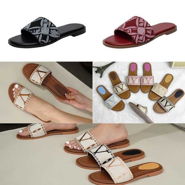 2023 women luxury designer slippers fashion summer banquet slide shoes pp straw mules leather brand sandals embroidery scine 1854 espadrille, Black
2023 women luxury designer slippers fashion summer banquet slide shoes pp straw mules leather brand sandals embroidery scine 1854 espadrille, Black