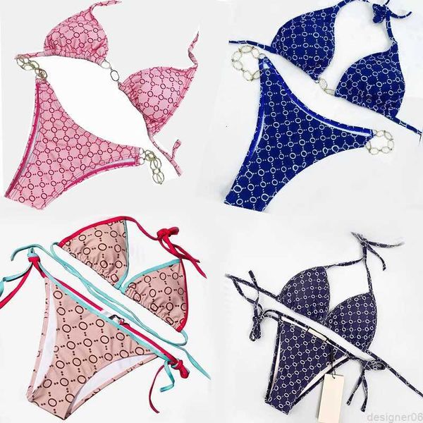 

Women Designe Bikini Swimsuit Sexy two pieces Summer Fashion Triangle Swimwear lady Padded bra