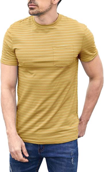 men's t-shirt, classic striped crew neck sports shirt, men's summer training shirt, short sleeve, White;black
men's t-shirt, classic striped crew neck sports shirt, men's summer training shirt, short sleeve, White;black