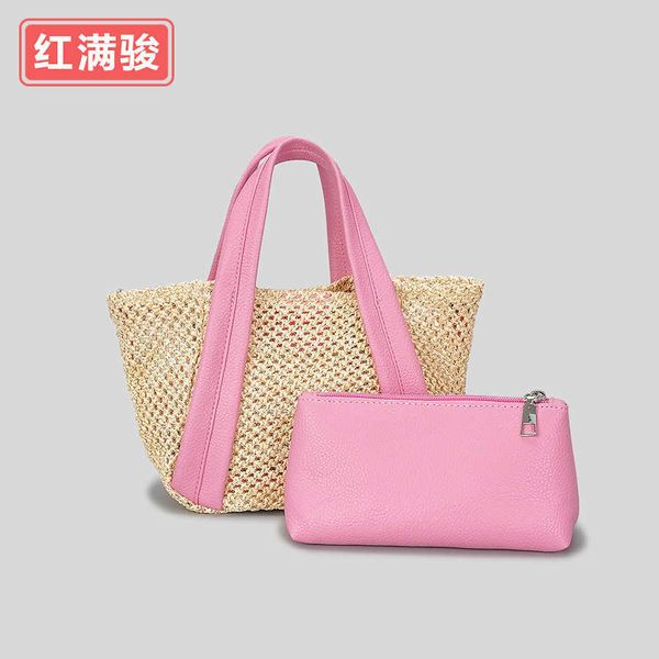 new handmade grass woven vegetable basket mother and child bag women's fashion contrast color handbag beach vacation one shoulder cross
new handmade grass woven vegetable basket mother and child bag women's fashion contrast color handbag beach vacation one shoulder cross
