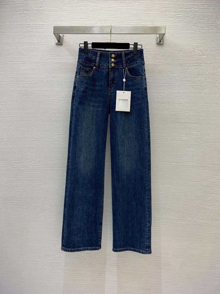 23ss womens pants denim jeans designer women jeans waist letter three-dimensional embossed three-button high waist slim wide leg jeans trous, Blue
23ss womens pants denim jeans designer women jeans waist letter three-dimensional embossed three-button high waist slim wide leg jeans trous, Blue