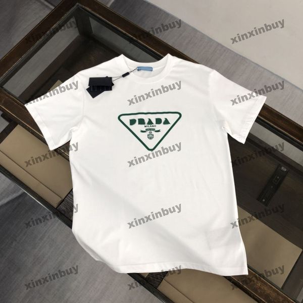 xinxinbuy men designer tee t shirt 23ss triangle label milano letter print short sleeve cotton women black white gray green s-3xl, Black;brown
xinxinbuy men designer tee t shirt 23ss triangle label milano letter print short sleeve cotton women black white gray green s-3xl, Black;brown