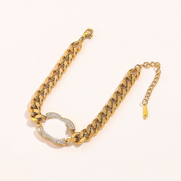 classic chain bracelets women bangle designer letter bracelet 18k gold plated 925 silver stainless steel lovers gift wristband cuff designer, Black
classic chain bracelets women bangle designer letter bracelet 18k gold plated 925 silver stainless steel lovers gift wristband cuff designer, Black