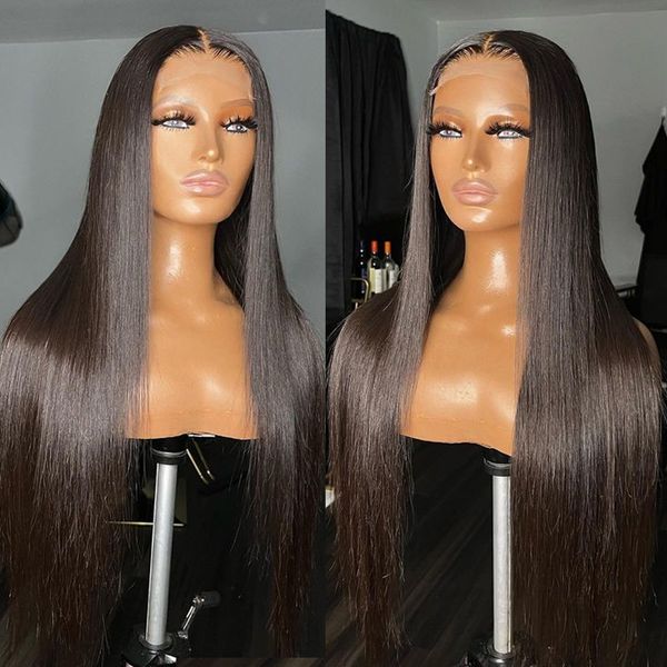30 40 inch straight lace front human hair wigs for women preplucked brazilian hair 13x4 straight hd frontal wig 13x6 hd lace wig, Black;brown
30 40 inch straight lace front human hair wigs for women preplucked brazilian hair 13x4 straight hd frontal wig 13x6 hd lace wig, Black;brown