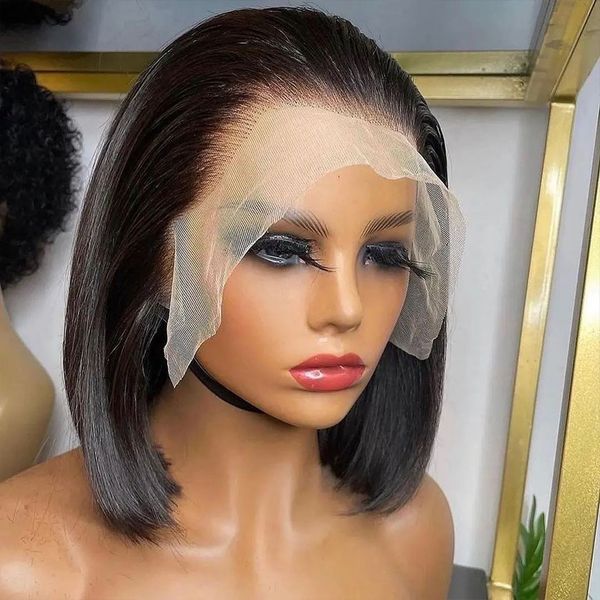 13x6 hd lace frontal wig straight bob wig human hair lace frontal wig for women brazilian bob hair hd wig, Black;brown
13x6 hd lace frontal wig straight bob wig human hair lace frontal wig for women brazilian bob hair hd wig, Black;brown