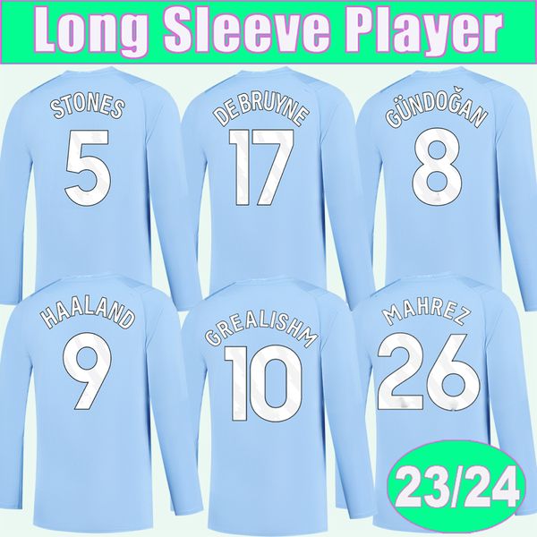23 24 de bruyne haaland long sleeve player version mens soccer jerseys sterling bernardo fernandinho mendy foden home football shirt short u, Black;yellow
23 24 de bruyne haaland long sleeve player version mens soccer jerseys sterling bernardo fernandinho mendy foden home football shirt short u, Black;yellow