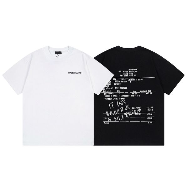 23ss new woman men's t-shirts high end bb classic shopping sheet printed short sleeve vacation summer beach fashion breathable casual s, White;black
23ss new woman men's t-shirts high end bb classic shopping sheet printed short sleeve vacation summer beach fashion breathable casual s, White;black