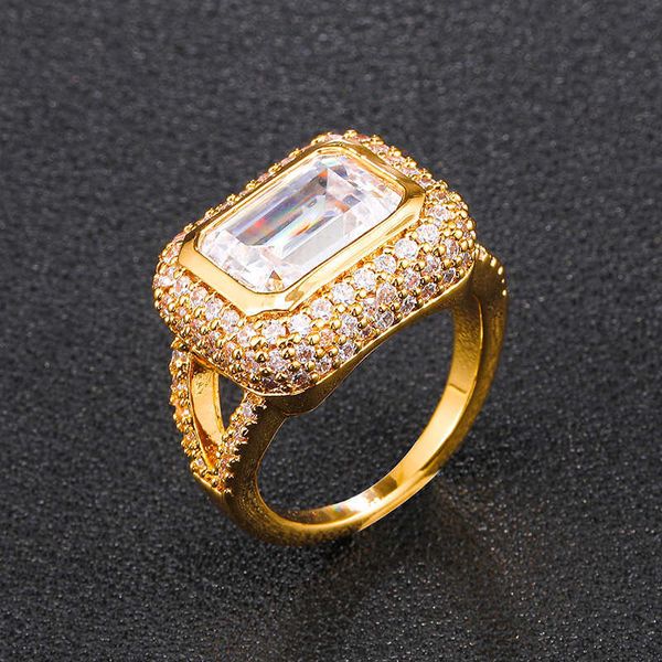 2023 new hip hop jewelry 18k gold plated big square stone rings iced out cz cubic zirconia rings big square baguette rings, Silver
2023 new hip hop jewelry 18k gold plated big square stone rings iced out cz cubic zirconia rings big square baguette rings, Silver