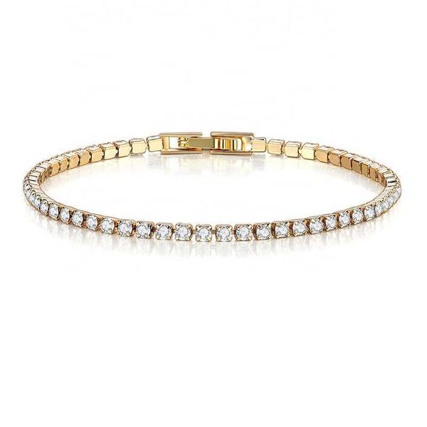 wholesale hip hop tennis bracelet for women 2.5mm3a shiny zircon single row full diamond crystal, Silver
wholesale hip hop tennis bracelet for women 2.5mm3a shiny zircon single row full diamond crystal, Silver