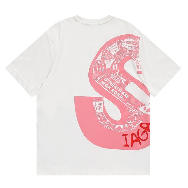 23ss new jointly signed woman men's t-shirts high end classic wave box letter embroidery short sleeve casual summer fashion breathable, White;black
23ss new jointly signed woman men's t-shirts high end classic wave box letter embroidery short sleeve casual summer fashion breathable, White;black