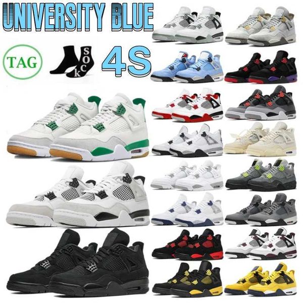 2023 designer basketball shoes 4s for men women military black cat sail red thunder white oreo cactus jack blue university infrared cool gre
2023 designer basketball shoes 4s for men women military black cat sail red thunder white oreo cactus jack blue university infrared cool gre
